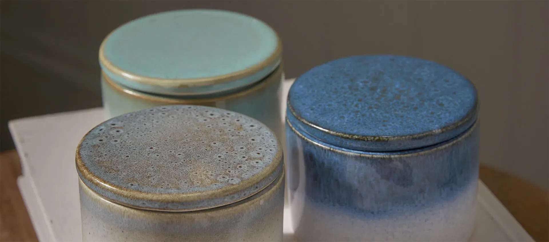 Set of 3 Small Scented Candles - English Gardens image