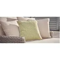 Square Outdoor Cushion Waterproof - Green, Cotton