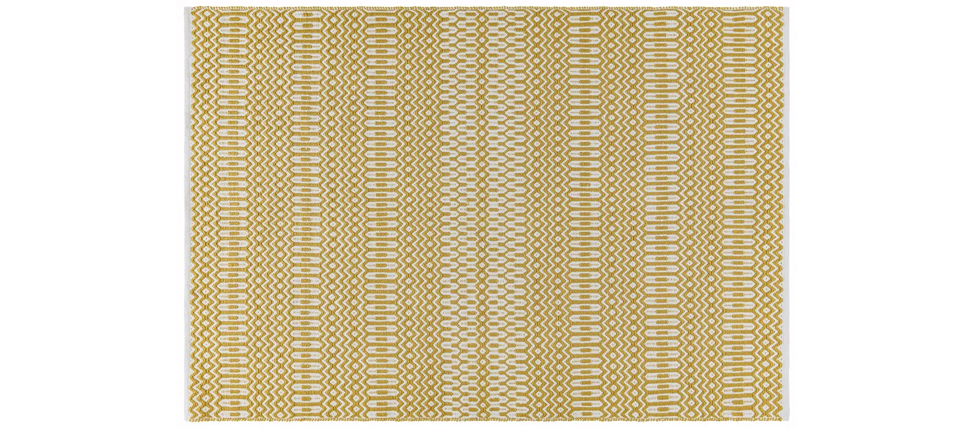 Textured Rug Reversible - Mustard, PET Yarn image
