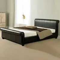 Troy Bed Frame with Sprung Slats - Hardwood