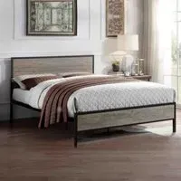 Victor Bed Frame with Sprung Slats - Metal