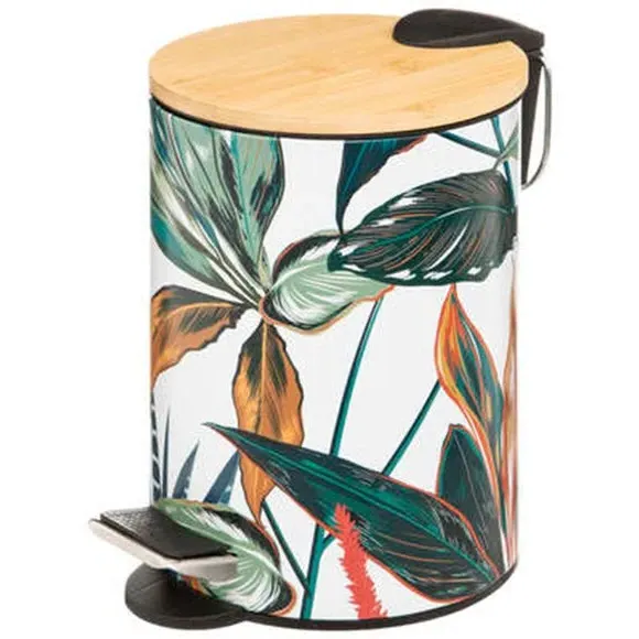 3 Litre Waste Bin with Pedal - Multicolor