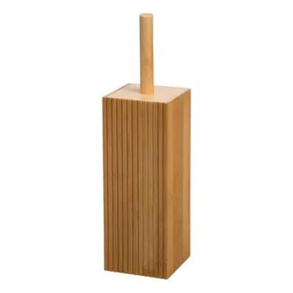 Toilet Brush with Holder - Natural, Bamboo image