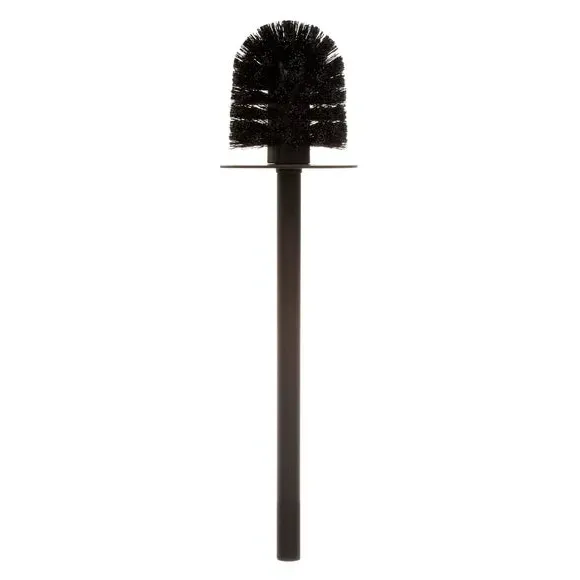 Toilet Brush with Holder - White, Bamboo