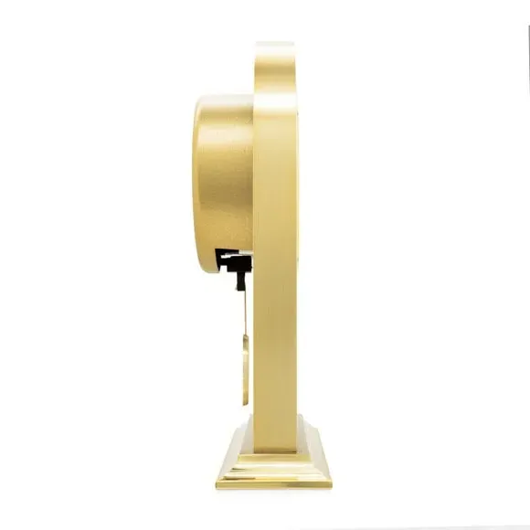 Arched Pendulum Mantel Clock - Gold, Metal