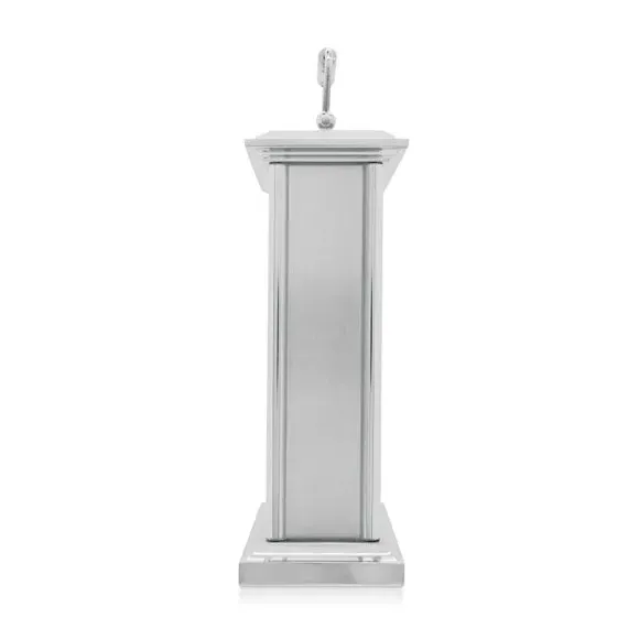 Carriage Mantel Clock Radio Controlled - Silver