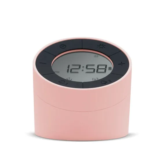 Digital Alarm Clock with Night Light - Pink