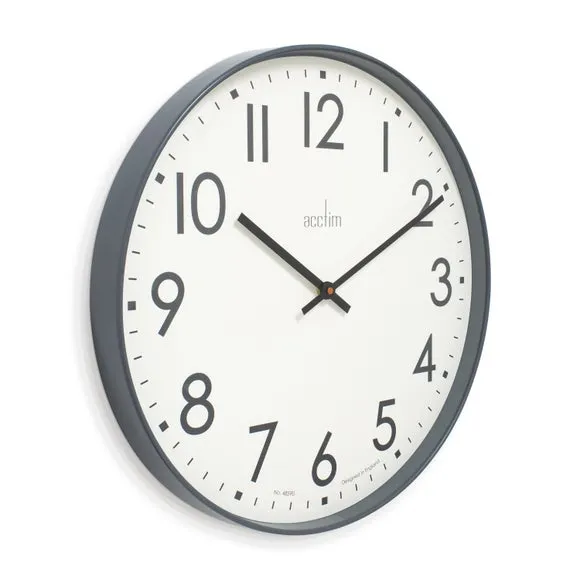 Large Wall Clock Quartz Movement - Dark Grey