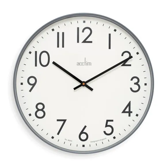 Large Wall Clock Quartz Movement - Dark Grey image