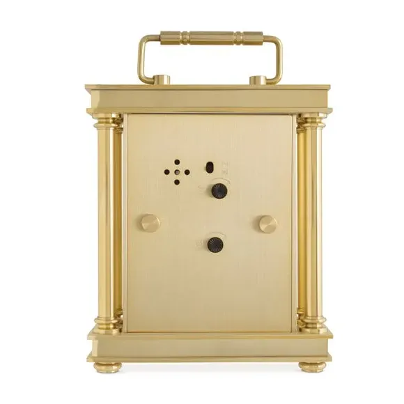 Mantel Clock Roman Numerals - Gold, Metal