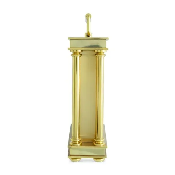 Mantel Clock Roman Numerals - Gold, Metal