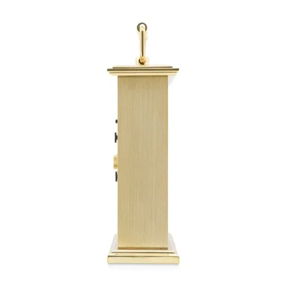 Mantel Clock with Alarm - Gold, Metal