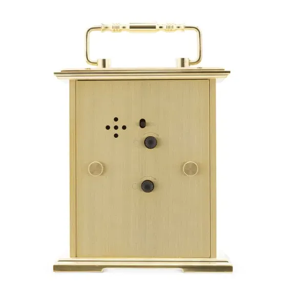 Mantel Clock with Alarm - Gold, Metal