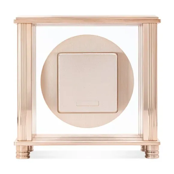 Mantel Clock with Quartz Movement - Rose Gold