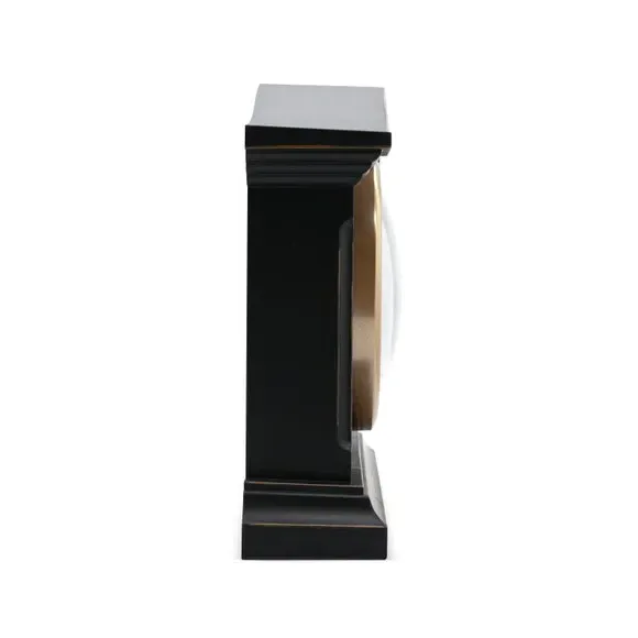 Mantel Clock with Roman Numerals - Black