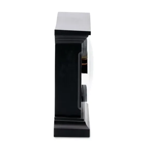 Mantel Clock with Roman Numerals - Black