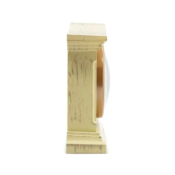 Mantel Clock with Roman Numerals - Buttermilk