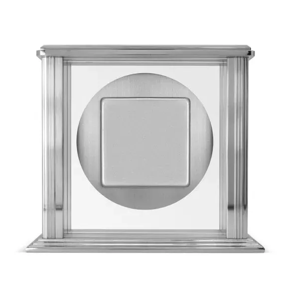 Mantel Clock with Roman Numerals - Silver