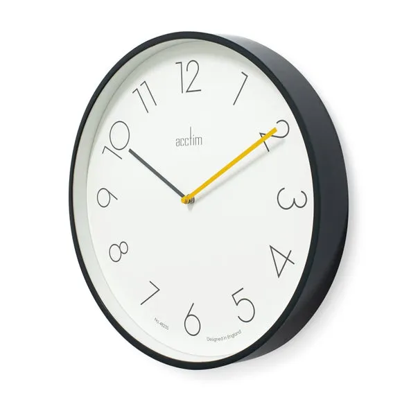 Round Wall Clock with Quartz Movement - Volcano