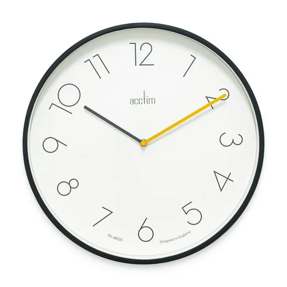 Round Wall Clock with Quartz Movement - Volcano