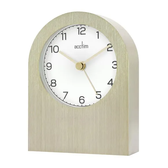 Sutherland Table Clock - Gold, Aluminium