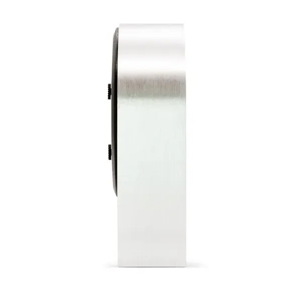 Sutherland Table Clock - Silver, Aluminium