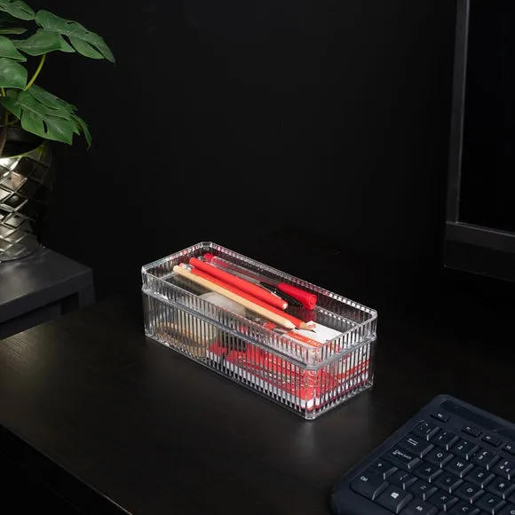 Stackable Storage Box - Clear, Acrylic
