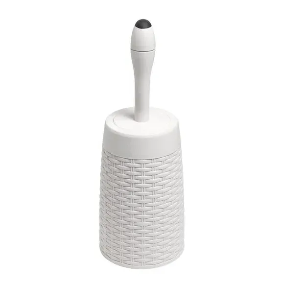 Toilet Brush with Dispenser - Natural, Rattan image