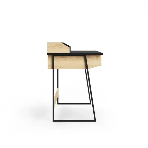 2-Drawer Desk with Storage - Natural