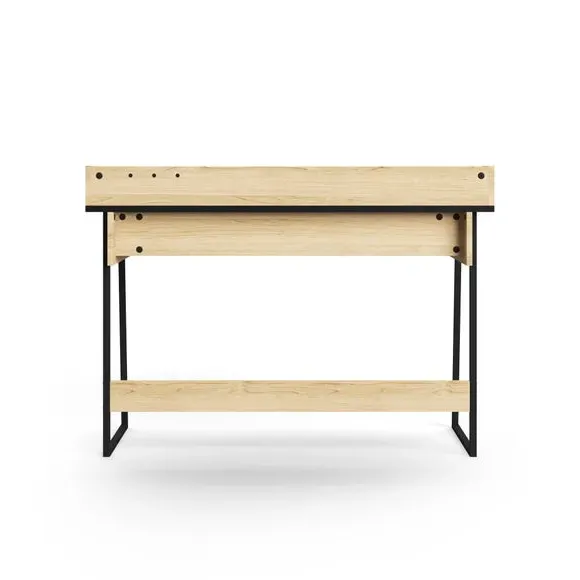 2-Drawer Desk with Storage - Natural