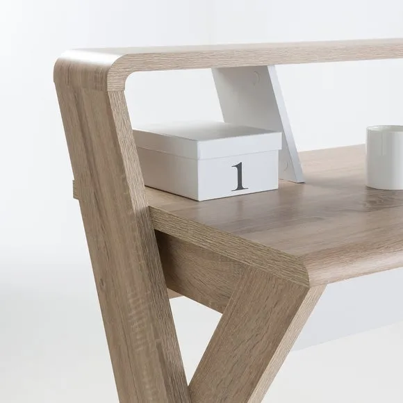 Computer Desk with Drawer - Natural, Oak