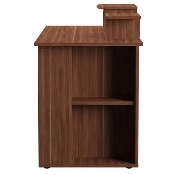Computer Desk with Storage - Walnut