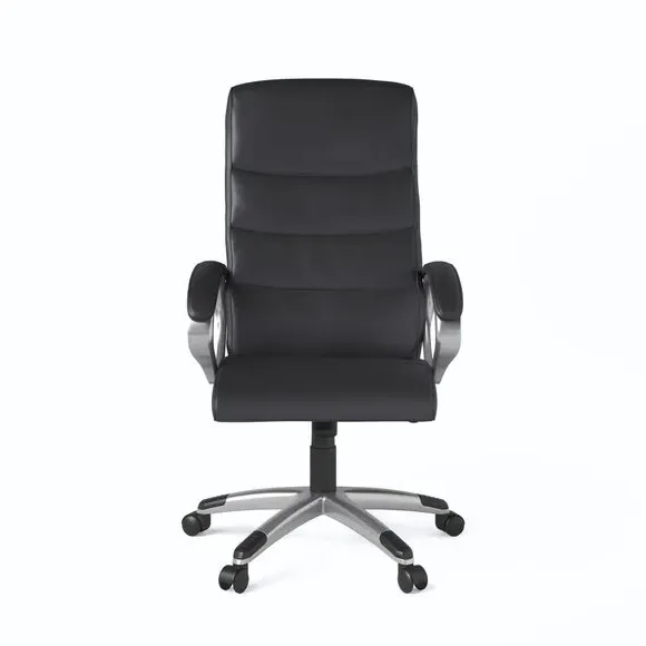 Executive Chair with Tilt Control - Black, Leather