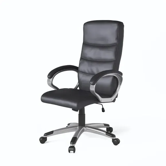 Executive Chair with Tilt Control - Black, Leather