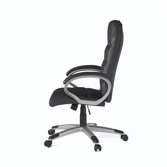 Executive Chair with Tilt Control - Black, Leather