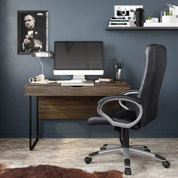 Executive Chair with Tilt Control - Black, Leather image