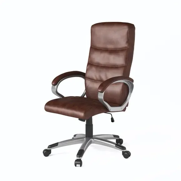 Executive Chair with Tilt Control - Brown, Leather