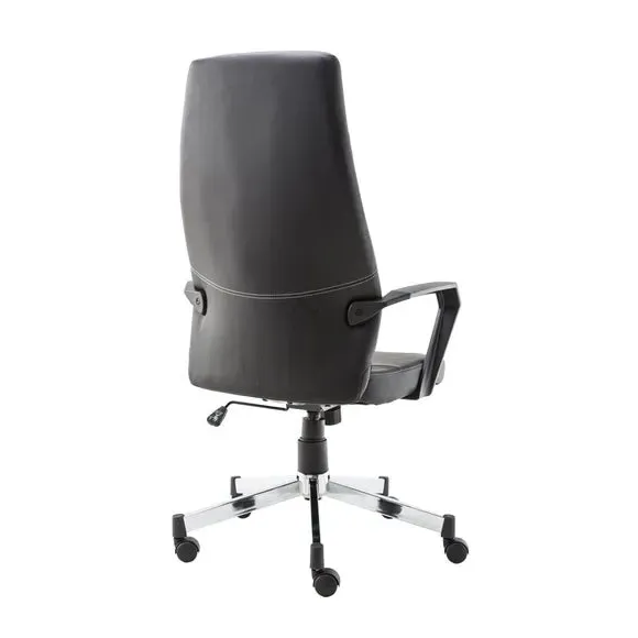 High Back Office Chair with Headrest - Black