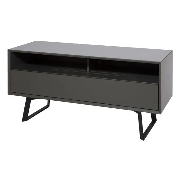 TV Unit with Storage - Grey, Metal