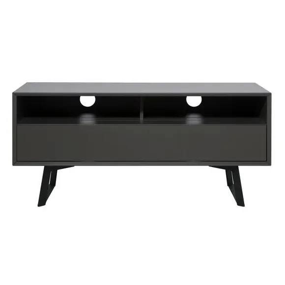 TV Unit with Storage - Grey, Metal image