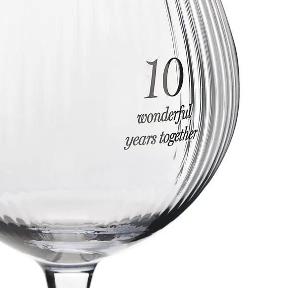 Set of 2 Gin Glasses Art Deco - Clear, Glass
