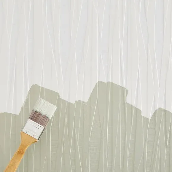 Folded Paper Paintable Wallpaper - White