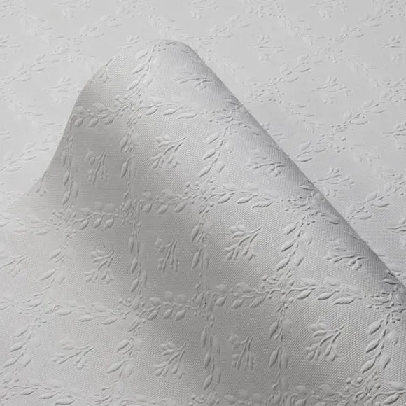 Textured Paintable Wallpaper - White image