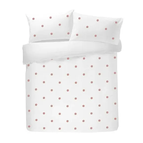 Duvet Cover Set with Pillowcase - Pink, Cotton