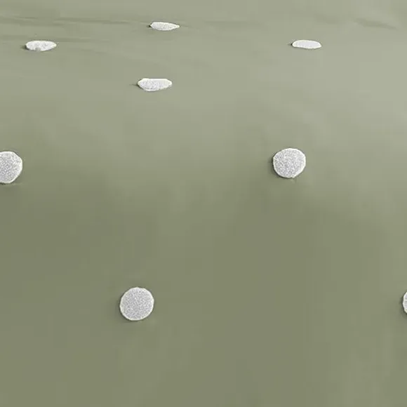 Duvet Cover Set with Pillowcase - Sage, Cotton