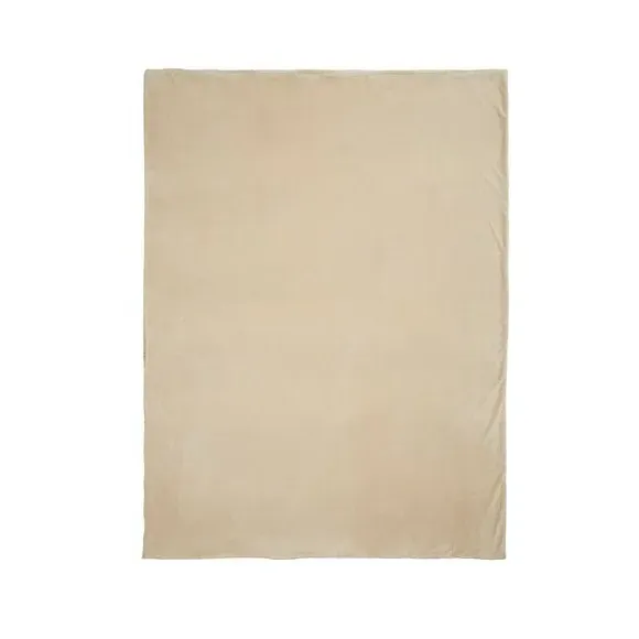 Check Throw Blanket - Natural, Boucle