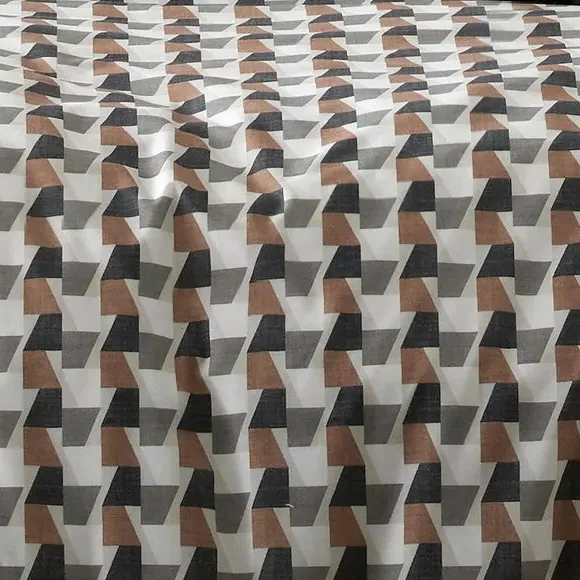 Duvet Cover & Pillowcase Set - Brown, Cotton