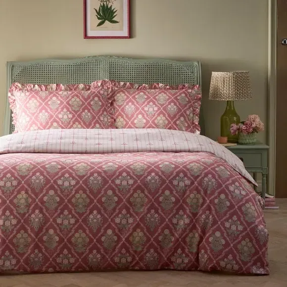 Duvet Cover & Pillowcase Set - Pink, Cotton image
