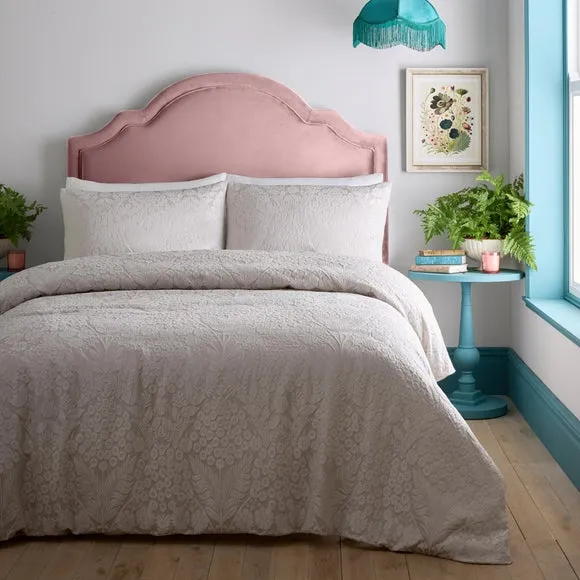 Duvet Cover Set with Floral Design - Natural image