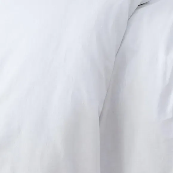 Frill Duvet Cover Set with Pillowcase - White, Cotton